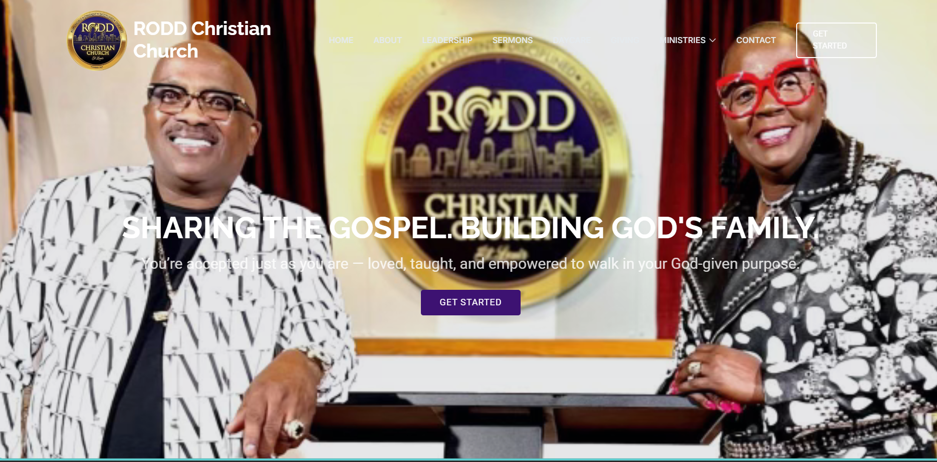 RODD Church STL Website Preview